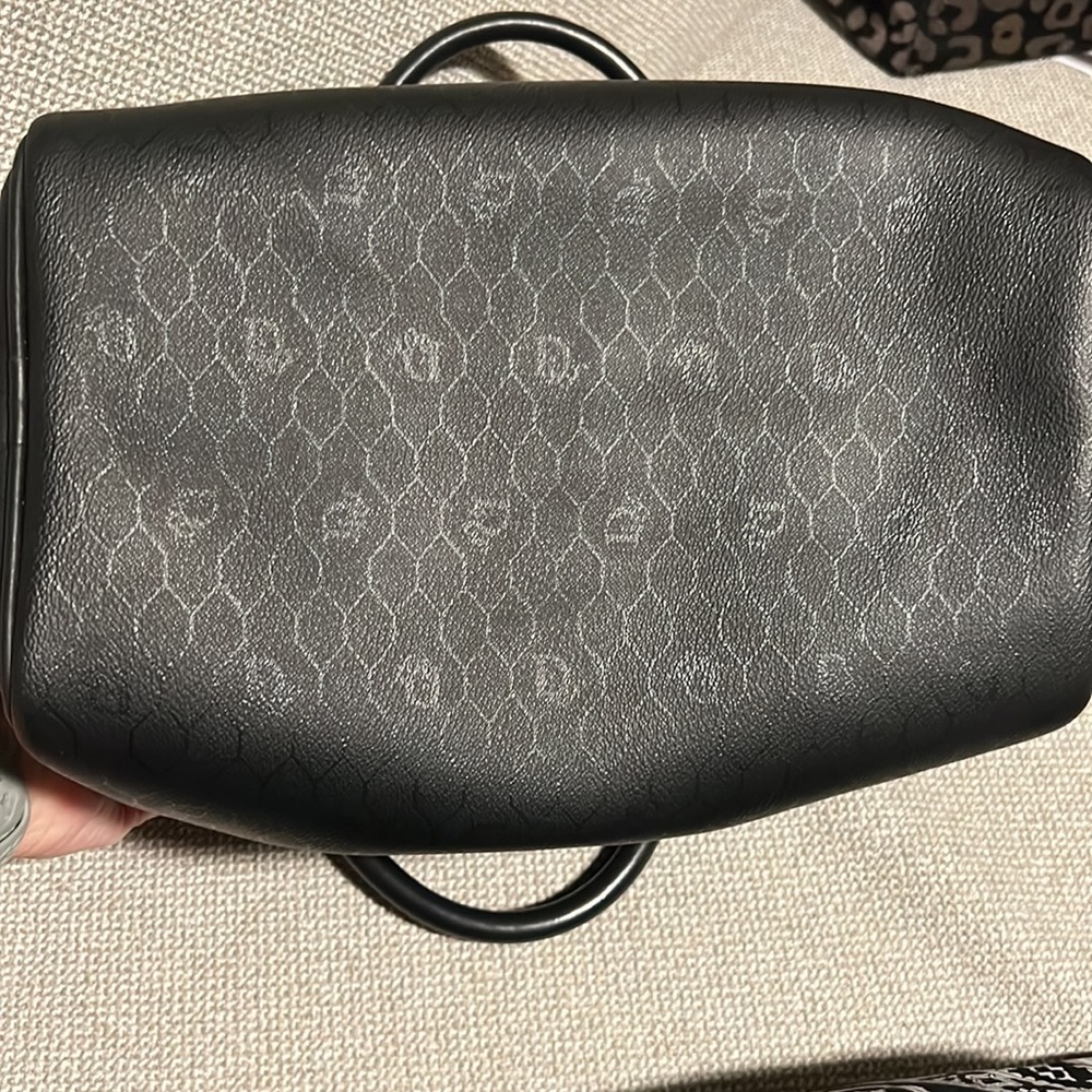 Authentic Dior Vintage Honeycomb Boston Bag Black - Picture 9 of 14